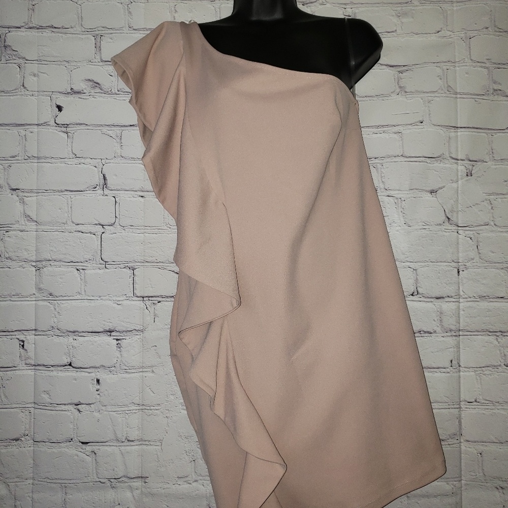 🌞🌞🌞 Charlotte Russe Ruffled One Shoulder Dress